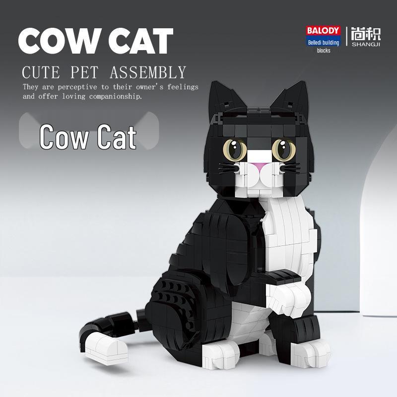 BeleDi Adorable Pet Building Blocks: Husky, Cat, Dog Educational Toy & Gift