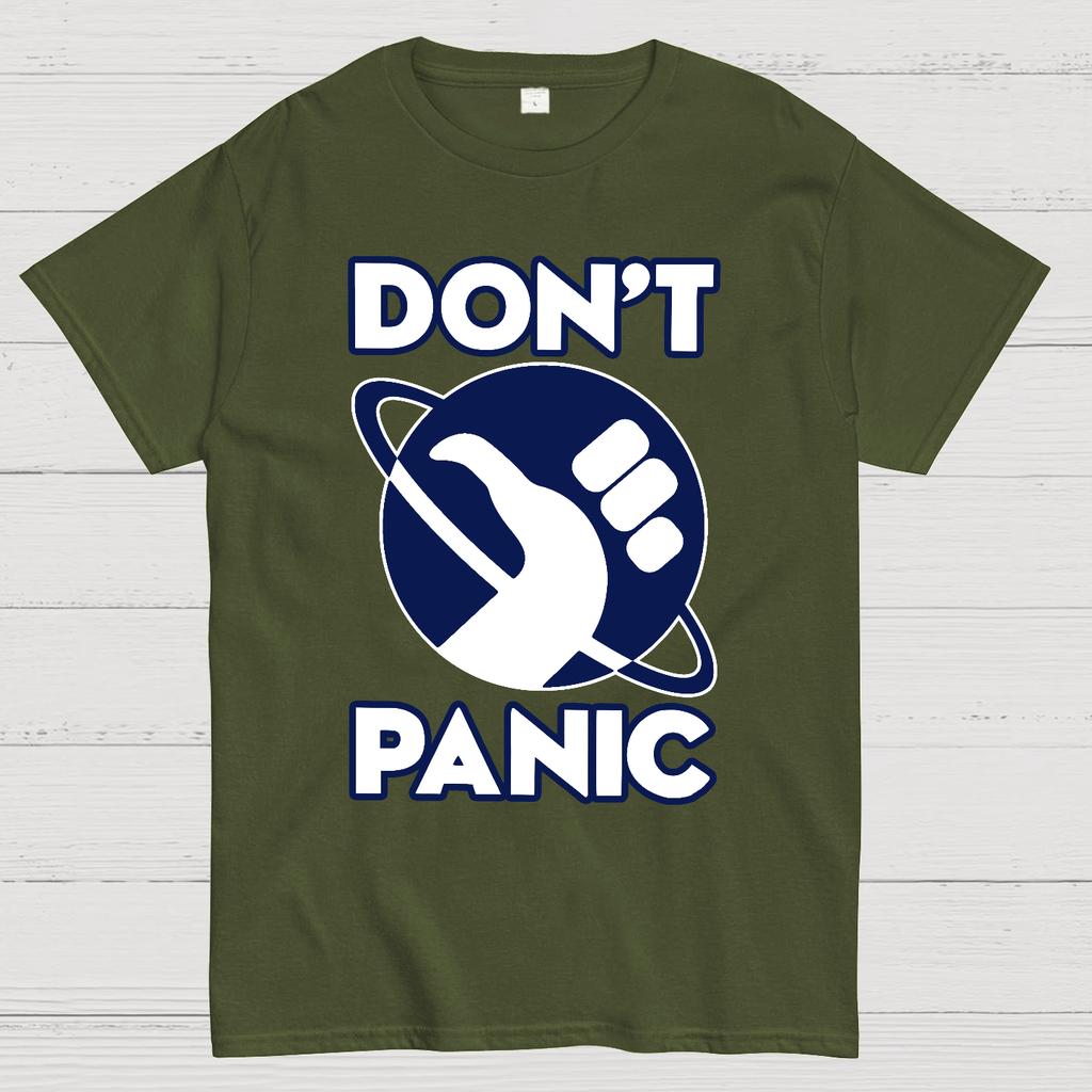 Don't Panic Cotton Summer Casual Cool Loose T-Shirt
