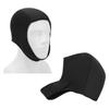 Wetsuit Hood Thermal Swim Surf Diving Hood Sun UV Protection Quick Drying for Men Women Black