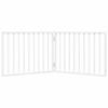 Vidaxl Foldable Pet Safety Gate, 2 Panels, White, 160Cm