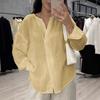 2025 New Women's Casual Long-sleeved V-neck Regular Multi-color Top Shirt