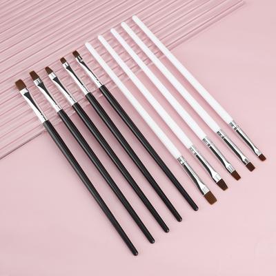 5Pcs Nails Art Brush Pattern Phototherapy Acrylic UV Gel Extension Builder Coating Painting Pen DIY Manicure Accessories Tool