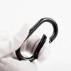 2 Pcs/Set Oval Rings Buckle Spring Oval Rings Spring Keyring Buckles Metal Oval Rings for Bag Purses Belts Keychain