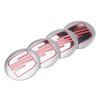4Pcs 56mm Aluminum Emblem Car Wheel Center Hub Caps Sticker For Seat Cupra Leon FR Ibiza 6f Altea Exeo Formula Racing Alhambra