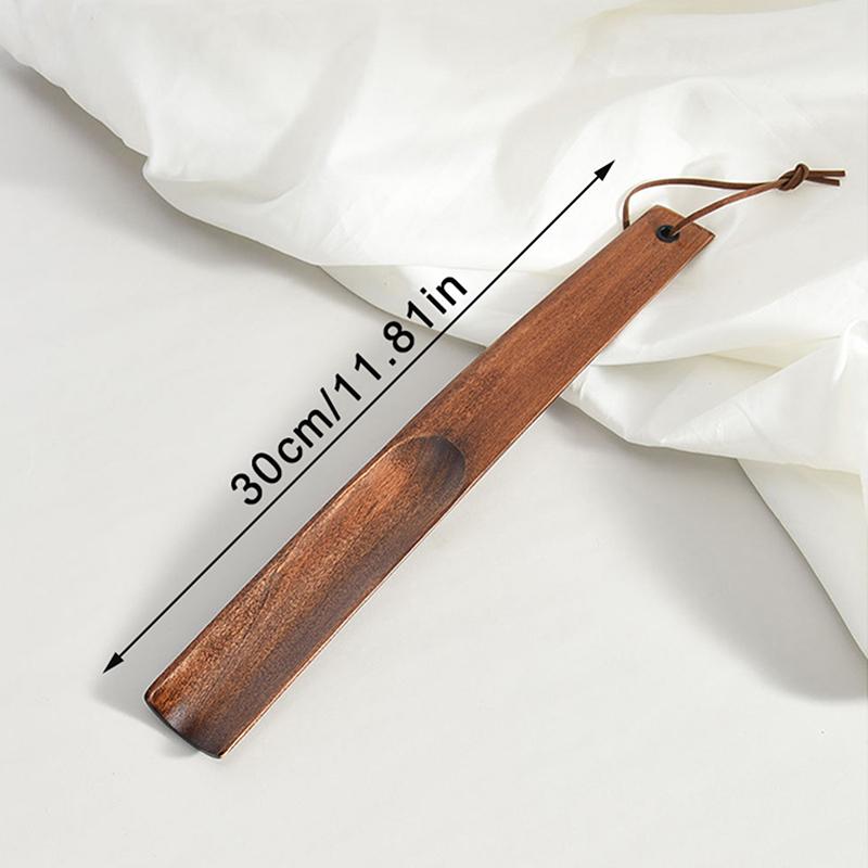 Advanced Solid Wood Shoe Horns 15.5-31Cm Short Handle Shoehorn Pregnant Woman Elderly Shoes Spoon Home Hotel Shoe Spatula