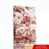 Pink Wall Art Peony Flowers Posters Pictures Quotes Bedroom Wall Decorative Prints Wall Painting for Living Room Decor Art