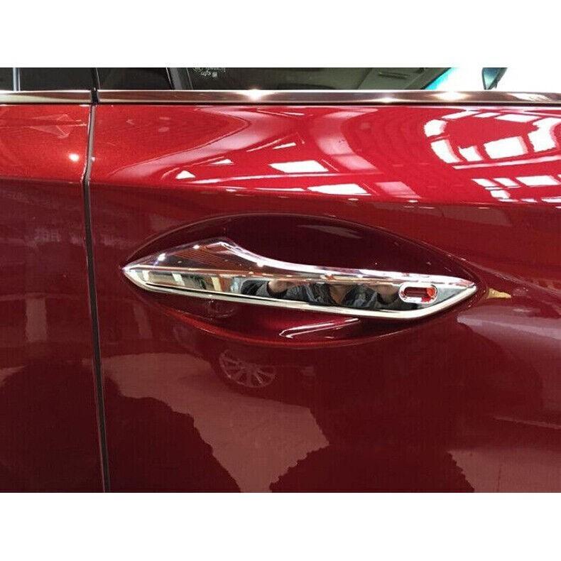 For Lexus NX200t 300 300h 2015-21 Chrome Exterior Door Handle Molding Cover Trim