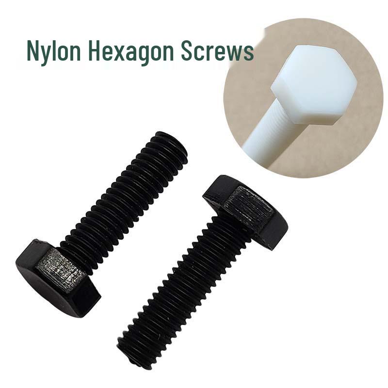 Insulating Nylon Hexagon Bolt - M3/M4/M5/M6/M8/M10 Sizes Available