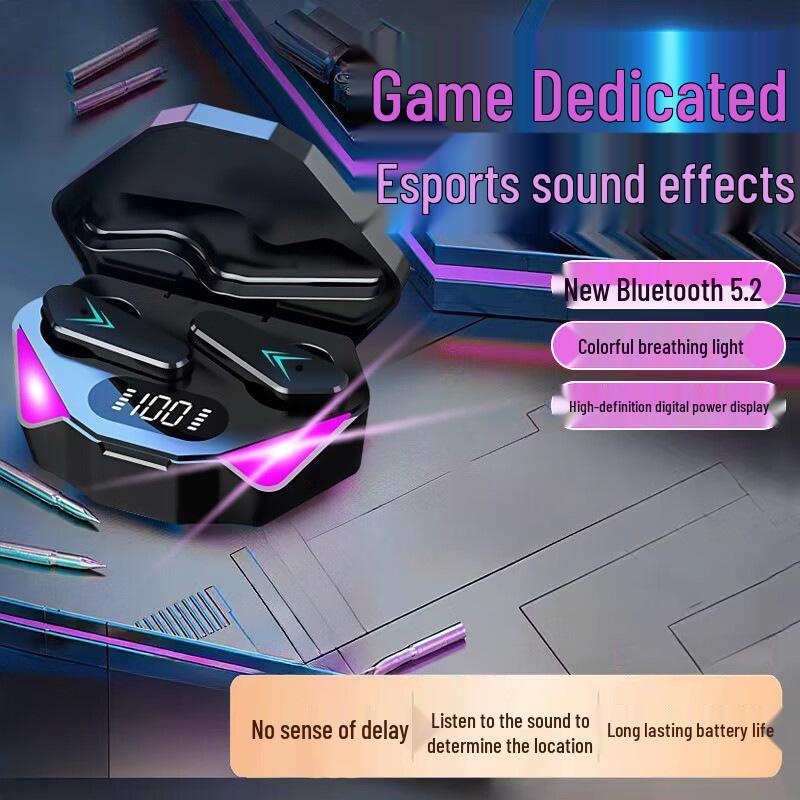 X15 Bluetooth In-Ear E-sports Headset: High-Quality Sound, Long Battery, Comfortable Fit, for Accurate Audio Positioning.