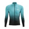 2026 Spring New Team Long Sleeve Cycling Jersey Set MTB Bike Clothing Uniform Men's Thermal Fleece Bicycle Maillot Ropa Ciclismo