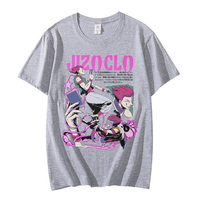 Аниме Hunter X Hunter Футболка Манга Курапика Хисока Killua Zoldyck Графические футболки — фото 17