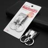 Multi-purpose Metal for Key Chain Keeper Double Ring/Single Ring for Badge & Key