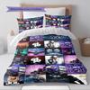 Name Custom Jul album Poster Pattern Bedding Set Quilt Cover Pillowcase Home Decor Gift (1 * duvet cover + 2 * pillowcase, without core)