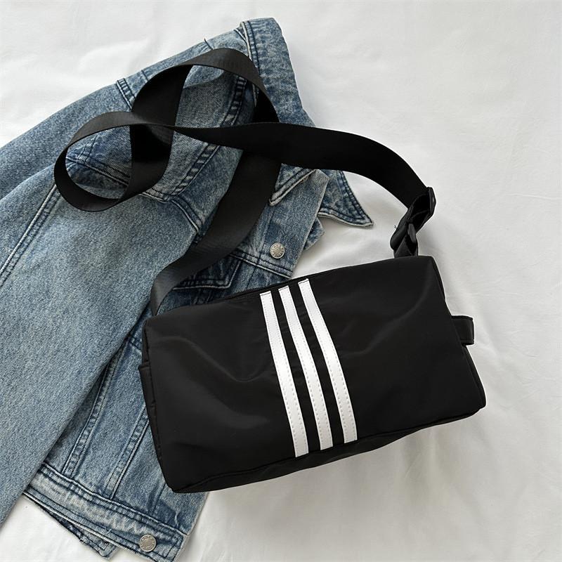 

Stylish Vintage Oxford Cloth Crossbody Bag For Women With Trendy Colors And Versatile Design чёрный