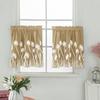 Embroidered Curtains Kitchen Curtains Door Curtains Through Rods Small Curtains American Pastoral Style Curtain Finished Products