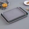 Nordic Plastic Snack Kitchen Supplies Rectangular Serving Tray Tableware Dessert Plates Dinnerware