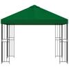 Garden Gazebo 3 X 3 M Green Polyester and Steel 190 Gsm