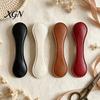 Easy Use Shirt Fasteners 2Pcs Faux Leather Magnetic Sleeve Clips, Multi-use Clips for Cufflinks Clothes, Reusable Holders Rolled Cuffs Pants