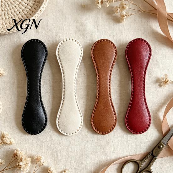 Easy Use Shirt Fasteners 2Pcs Faux Leather Magnetic Sleeve Clips, Multi-use Clips for Cufflinks Clothes, Reusable Holders Rolled Cuffs Pants
