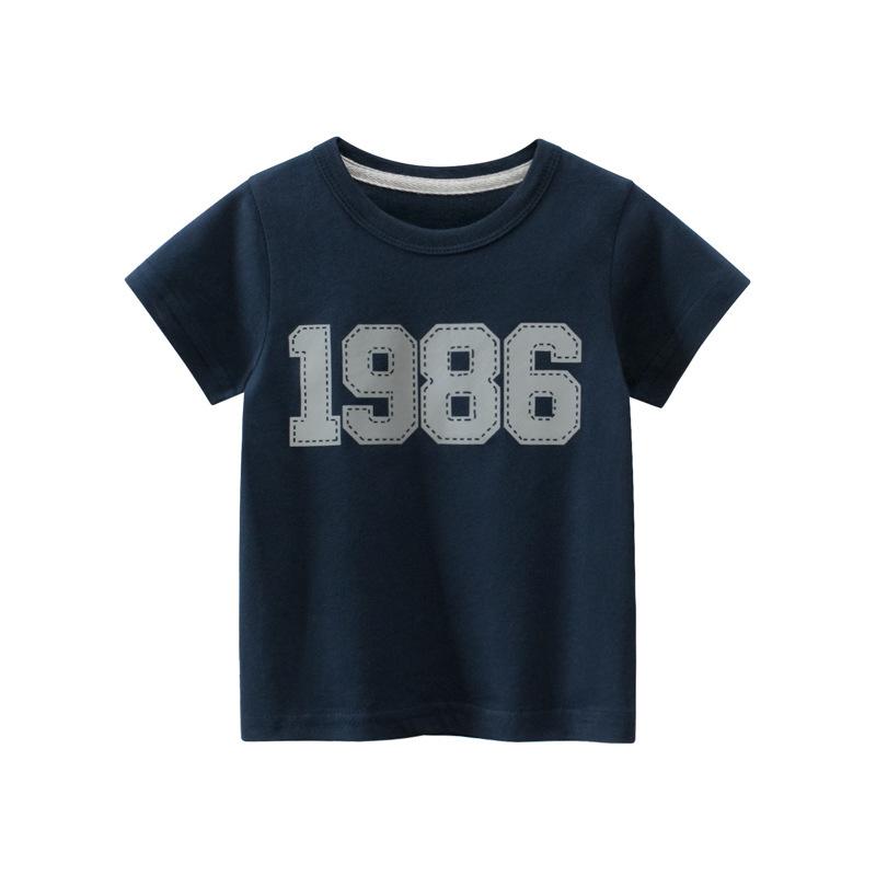 

Summer Korean version of children s clothing, boys short-sleeved T-shirts, children s half-sleeved, baby clothes 90cm