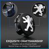 4pc/set 60mm Car Wheel Center Hub Cap 56mm Stickers Car Rims Dust-proof Cover Hubcaps For Peugeot 206 307 301 207 407 308 406 107 108 208 408 508 607