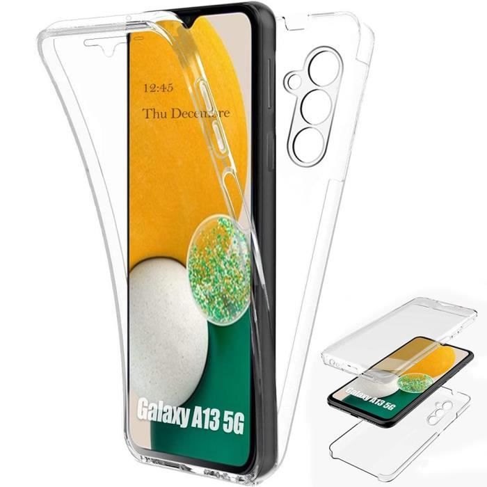 Coque Intégrale pour Samsung Galaxy A13 5G - Protection 360° Silicone Transparent