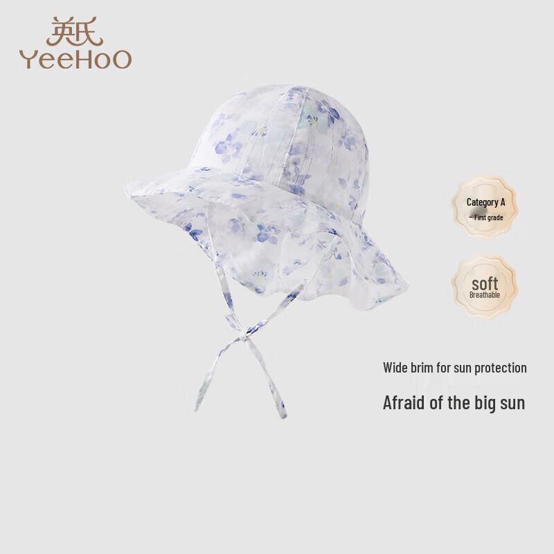Yeehoo Girls Summer Sun Bucket Hat 50CM
