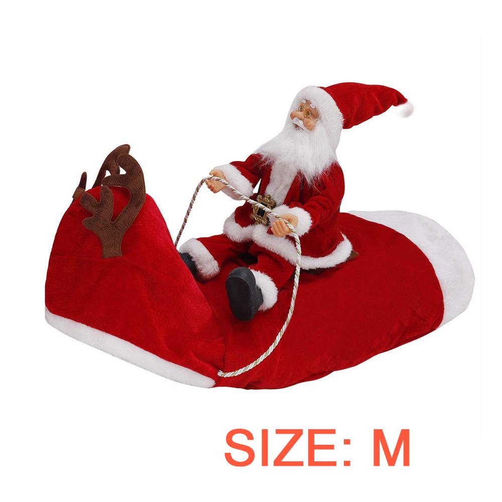 Size M Christmas Dog Costumes Funny Santa Claus Costume For Dogs