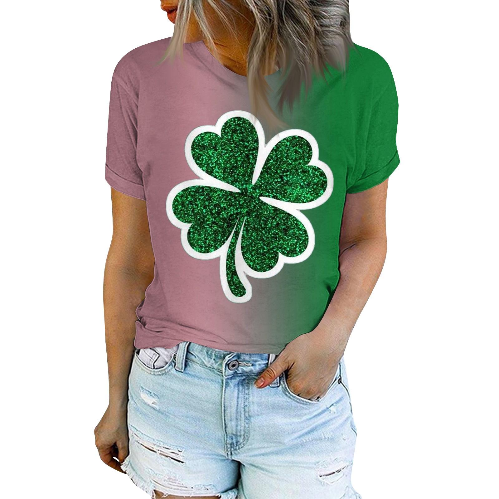 

Женская модная повседневная футболка с круглым вырезом и коротким рукавом с принтом, топ XXXL