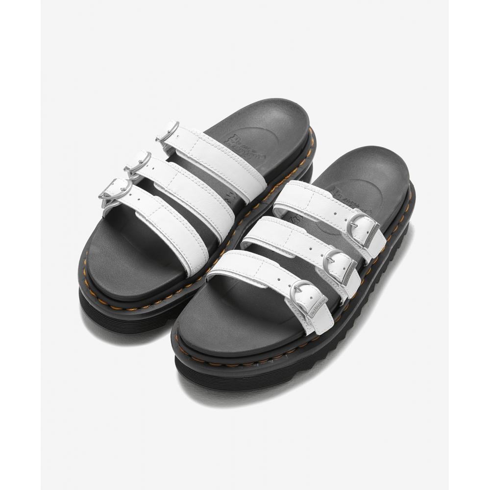 

БЕЛЫЕ ГИДРО ТАПОЧКИ DR.MARTENS BLAIR/ 25456100
