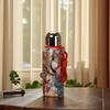Water Bottle Explosion 111 Good Luck Gold Peacock Light Luxury Thermos Cup Large Capacity Rope Cup Portable Women's Water Cup