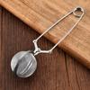 Tea Infuser Handle Tea Ball Sphere Mesh Tea Strainer Coffee Herb Spice Filter Diffuser Kitchen Gadget Stainless Steel