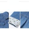 Versatile Slim Long Sleeve Denim Shirt for Women's Daily Wear