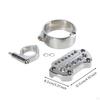 Motorcycle Instrument Bracket with Clamps CNCMachined Aluminum for Motorcyclists,