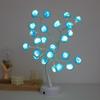 Romantic LED Rose Flower Night Light - USB & Battery Powered Colorful Decorative Tree Branch Desk Lamp.