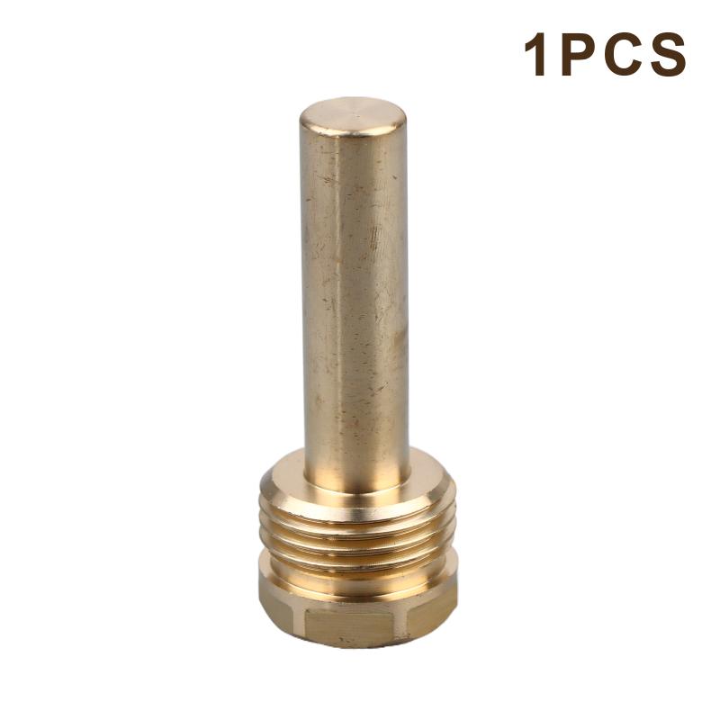 

56mm Brass Protection Tube with Embedded Copper Bushing for Advanced Temperature Sensor Retrofit Projects