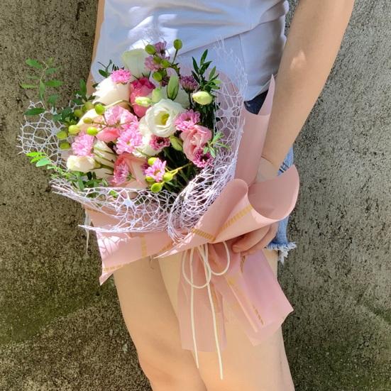 4 Rouleaux De Ruban Organza - 4 Cm X 9 M - Blanc, Violet, Rose, Beige - Pour Emballage Cadeau, Bouquets, Déco
