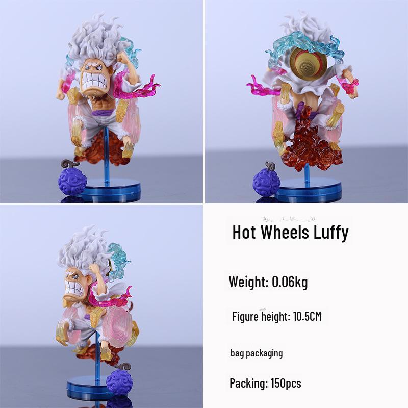 PVC Quality One Piece Luffy Figure with Glowing Feature - Moon Chasing Edition