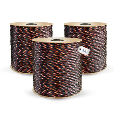 DQ-PP POLYPROPYLENSEIL - 12mm - 70m - SCHWARZ - Traglast Bis 1415 Flechtleine Textilseil Schnur Rope Kordel Kunststoffseil Geflochten