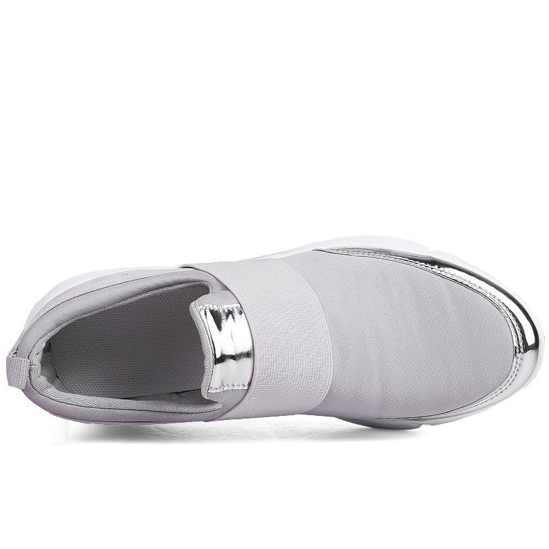 Hot-selling sports shoes mesh breathable casual shoes casual soft-soled running shoes flat-soled women's single shoes