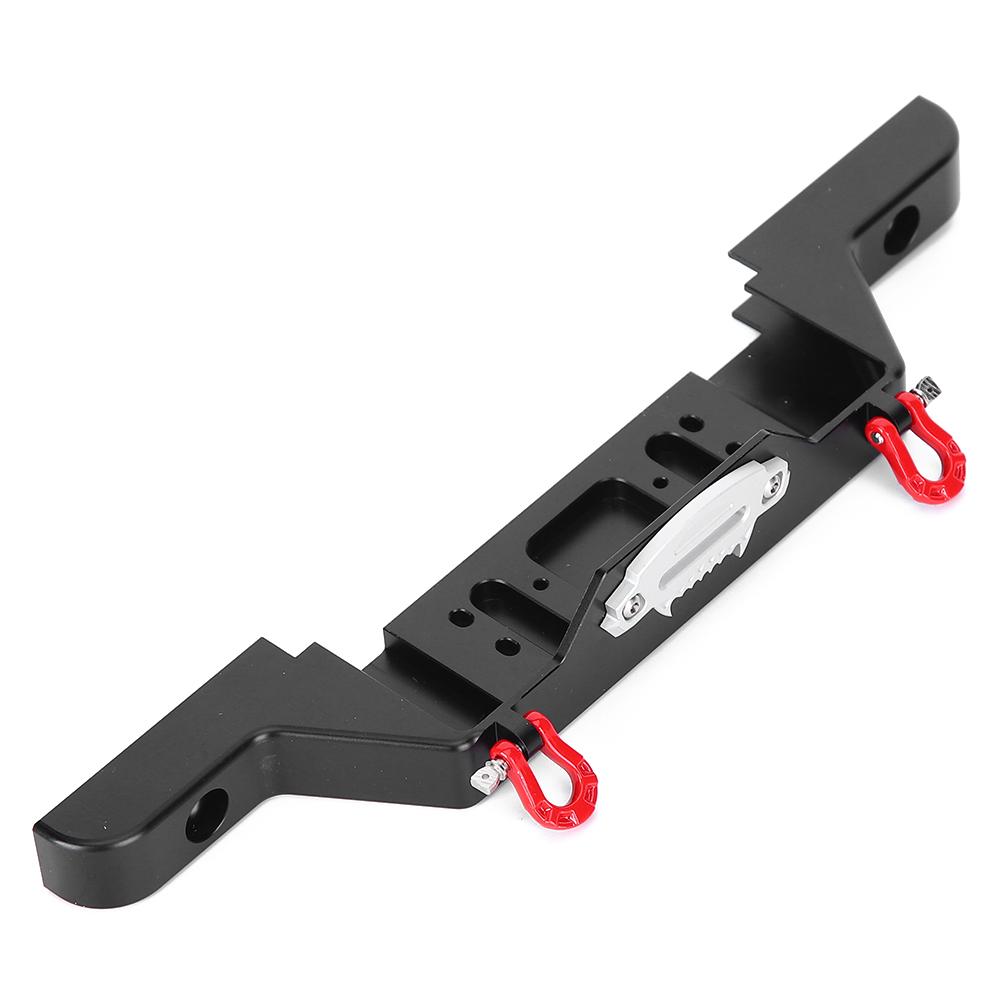 110 Front Bumper AntiCollision Metal RC Accessories with LED Light for SCX10 Traxxas TRX4 Defender