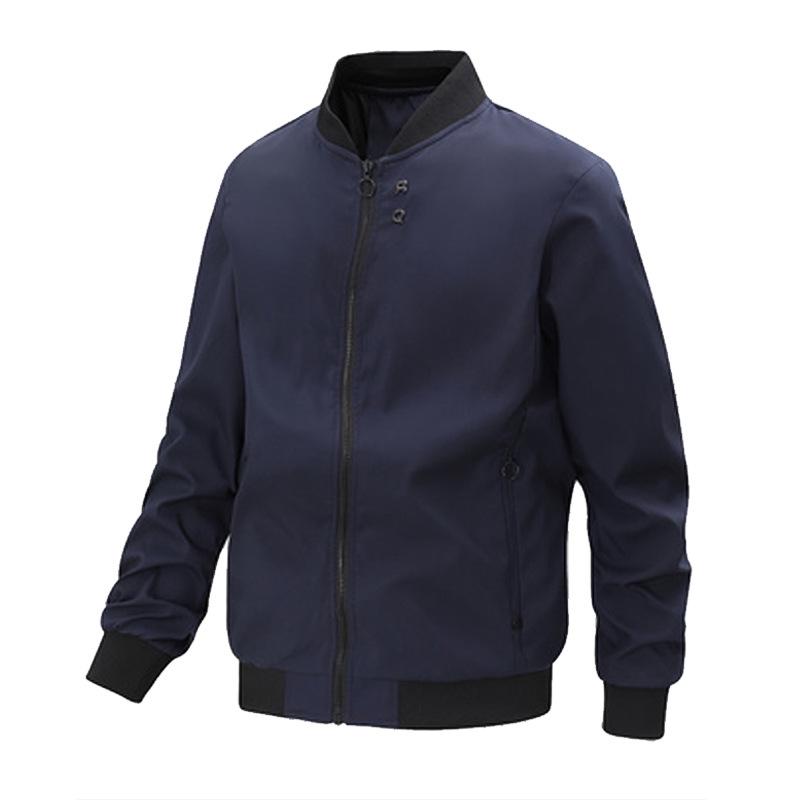 Spring British Style Men's Stand Collar Baseball Jacket - Trendy Casual Fashion