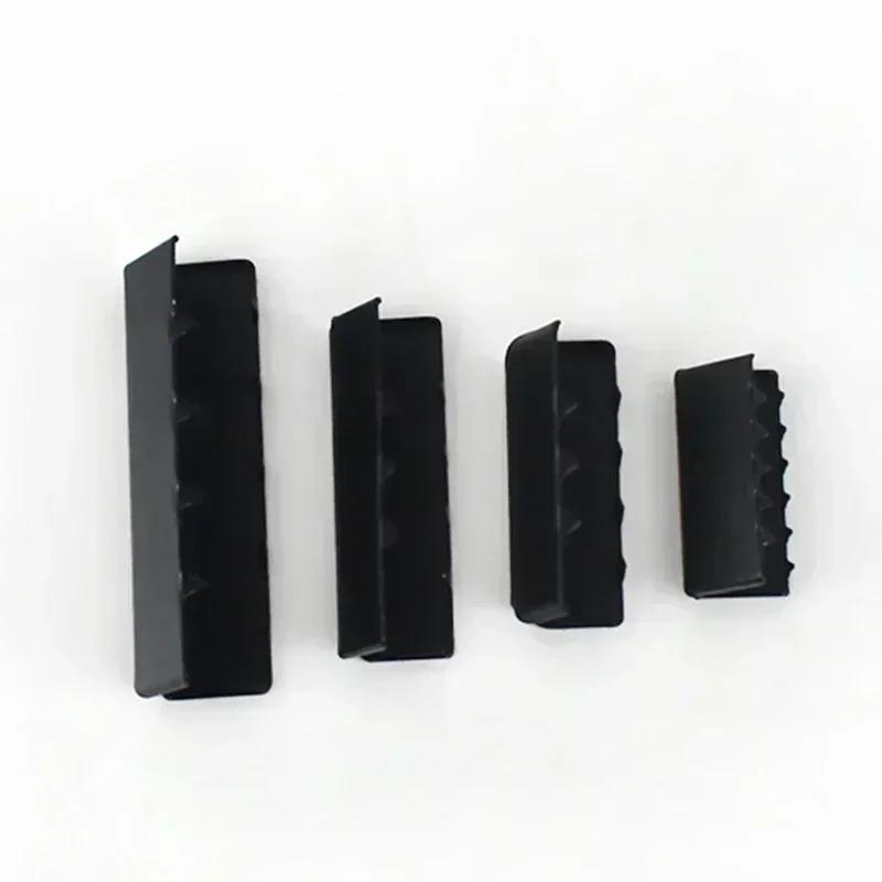 10/30Pcs Meetee Metal Clip Buckles Bag Strap End Stopper Clips Waistband Belt Lock Zipper Tail Buckle Sewing Accessories