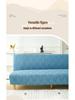3D Jacquard Non-Slip Elastic Sofa Bed Cover - Full Coverage & Dirt-Proof for Armless Foldable Sofas