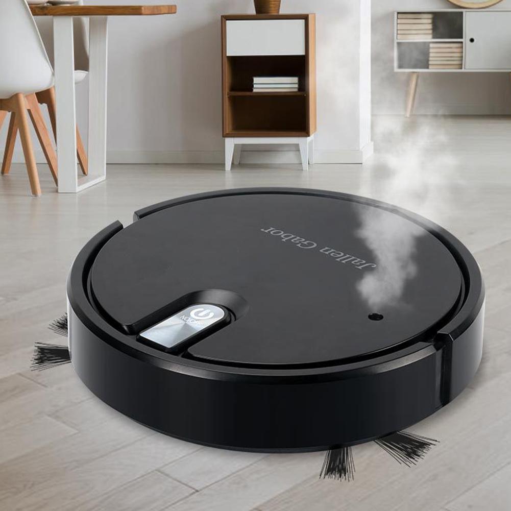 Smart Robot Vacuum Cleaner with Suction Robot Vacuum and Mop with Rubber Brush for Pet Hair Carpets and More