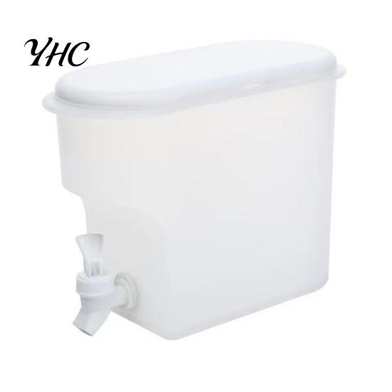 Cold Drink Juice Machine for Home Use 3.5/5L Kettle Beverage Water Dispenser with Faucet High Temp Resistance Large Diameter Easy Cleaning Iced L