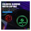 AAAXG1 Car Cup Holder Lights Ambient Lighting Glowing Anti Slip Coaster Pad For BMW M 1 3 4 5 6 7 Series X1 X3 X4 X5 G20 G38 F48 E36