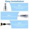 Trailer Jack Drill Adapter, 1 inch Drive Shaft Compatible Cordless Drill Adapter with Socket Bit Attachment for RV Dump Trailers