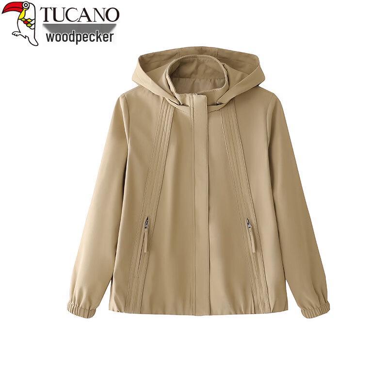 Woodpecker Women's Casual Hooded Jacket