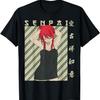 Sexy Waifu Otaku Anime Girl Japanese with Red Hair T-Shirt